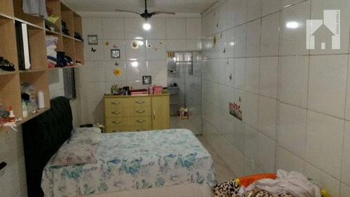 Casa Residencial À Venda, Jardim Samambaia, Praia Grande - Ca0036. - Ca0036