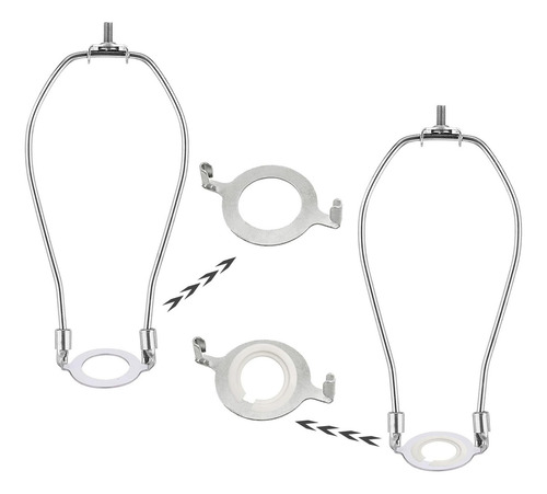 Ecudis 2 Pcs Uno Lámpara De Lámpara Convertidor De Adaptador