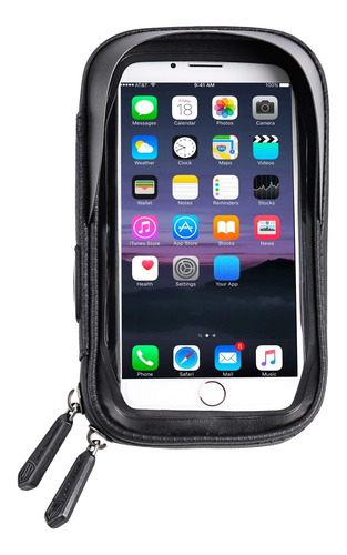 Soporte Holder Funda Para Celular Impermeable Negro