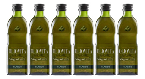 Pack X6 Aceite De Oliva Oliovita Clasico Bt 500 Ml