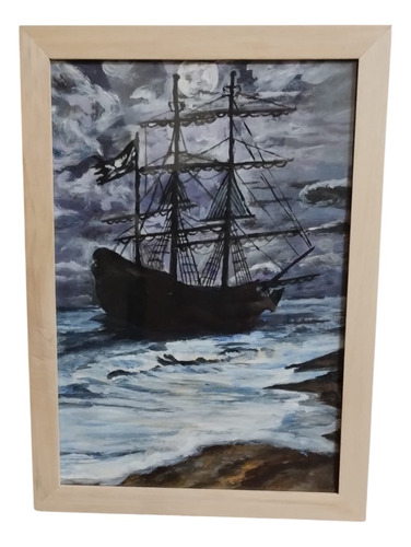 Cuadros Con Lamina Pintada A Mano 21x30