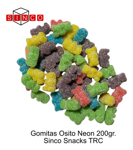 Gomitas Osito Neon - 200gr (sinco Snacks Trc)