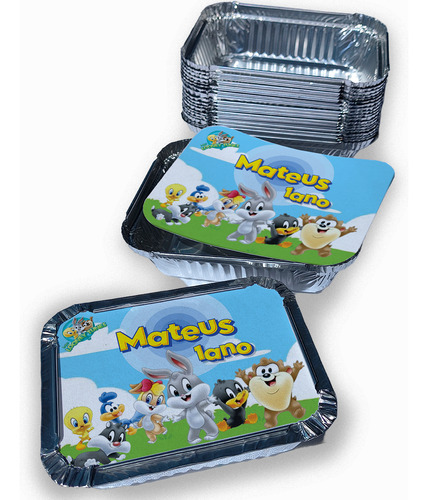 Kit C/ 50 Marmitinhas Personalizadas Para Festa 220gr