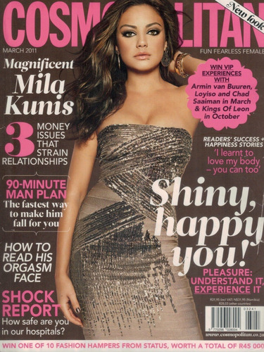 Revista Cosmopolitan: Mila Kunis / Kass Naidoo (de 2011)