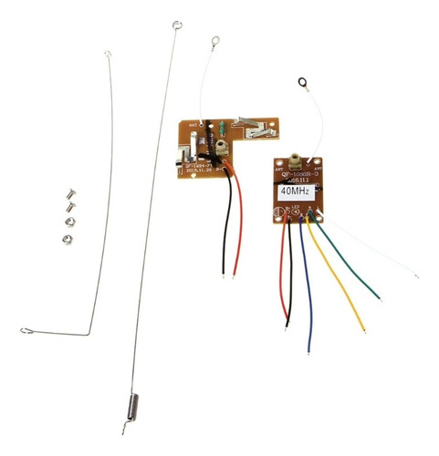 Placa De Transmisor Y Receptor Remoto De 4 Canales Y 40 Mhz