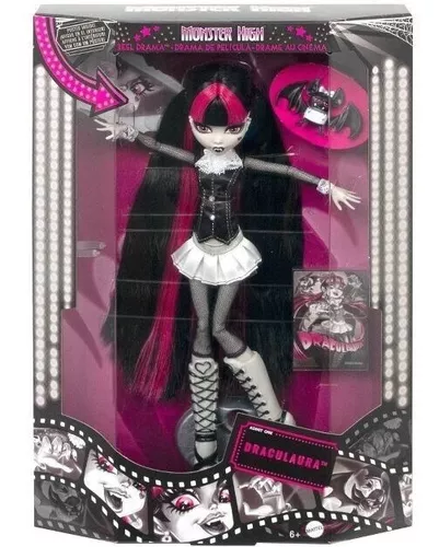 Boneca Draculaura Reel Drama Monster High Limitada Mattel