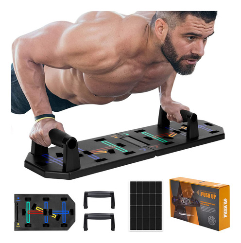 Tabla De Ejercicios Con Efecto Push Up, Barra Plegable Mult.