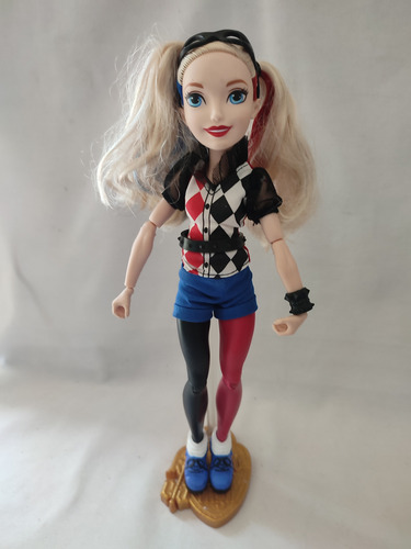 Muñeca Harley Quinn Dc Super Hero Girls Mattel (Usado)