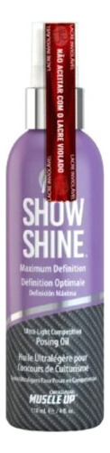 Aceite para posar Show Shine Competition Muscle Up, 118 ml