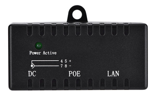 Poe Splitter Power Over Ethernet Inyector Adaptador Para Lan