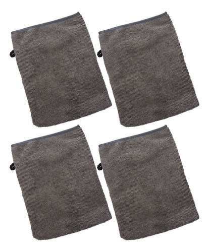 Guantes Desmaquillantes De Fibra, 4 Unidades