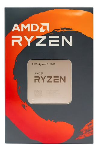 Procesador gamer AMD Ryzen 5 3600 100-100000031AWOF de 6 núcleos y 4.2GHz de frecuencia con gráfica integrada