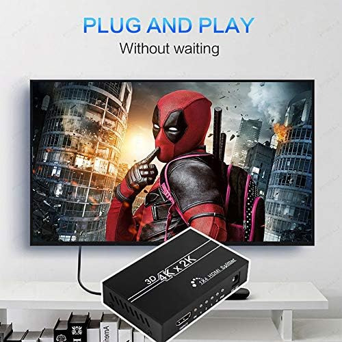 Vsvabefv 4k Hdmi Splitter 1 En 4 Out Switch Switcher Adapter