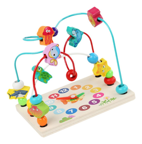 Brinquedo De Labirinto De Contas Multipista, Brinquedo De