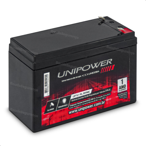 Bateria Selada 12v Unipower Cerca Elétrica Central Alarme