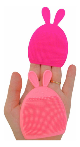 Cepillos De Limpieza Facial Manual Silicona Conejo 6 Pck