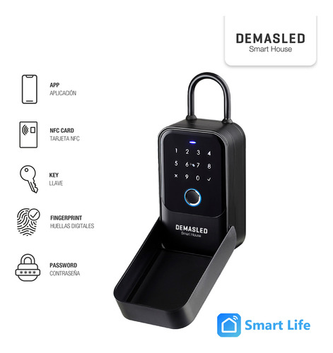 Caja Seguridad Para Llaves + Gateway Hub Smart Wifi Demasled