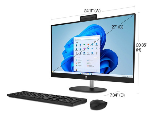Hp Pavilion 27 All In One Touch Ryzen 7-7730u 16gb 1tb Ssd (Usado)