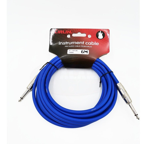 Cable Kirlin Para Instrumento Ipc-241pn 6 Metros Azul