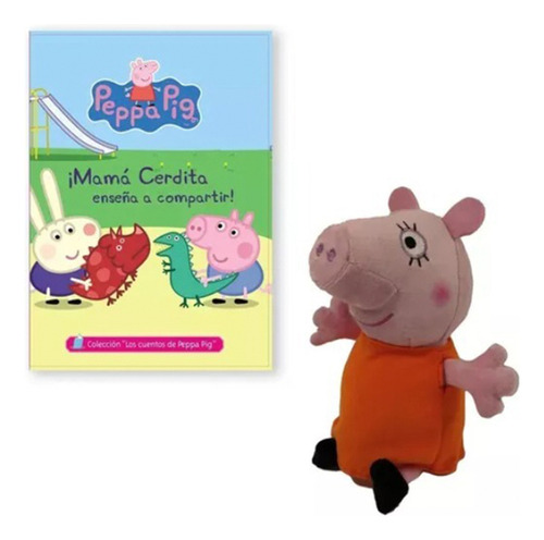 Peppa Pig Mamá Cerdita Libro De Cuentos + Peluche
