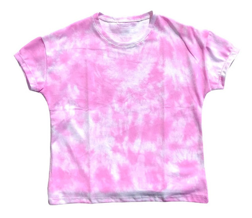 Remera Jersey Estampado Batik Infantil Manga Corta