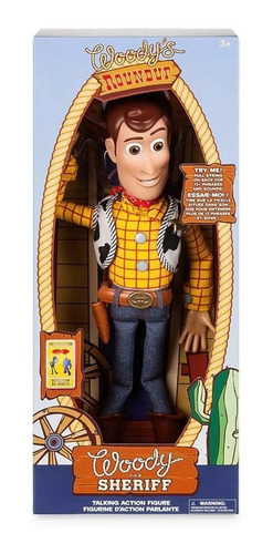 Figura Woody Parlante Toy Story 4, Muñeco Original Disney