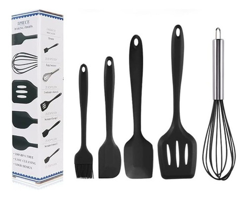 Utensilios De Cocina 5 Piezas  Para Reposteria De Silicona