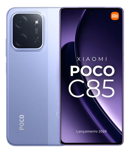 Celular Xiaomi Poco C85 Nfc 256gb Global 8+8gb Ram Lilas Lilás