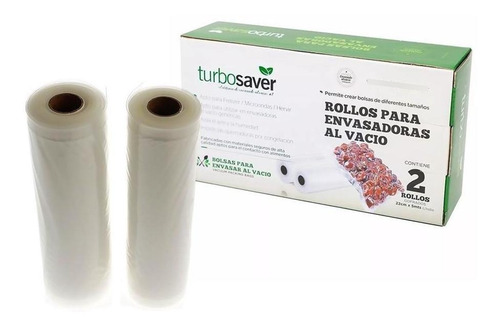 Imagen 1 de 7 de Rollos X2 Br2205 Bolsas Gofradas 22cmx5m Envasadora Al Vacío