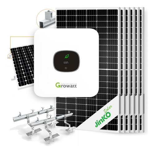 Kit Solar 2,82 Kwh - 3 Ktl / Monofásico On-grid / Teja