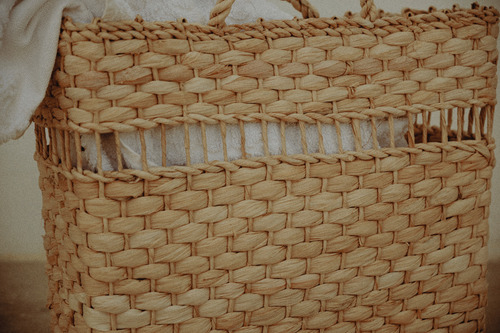 Bolsa Palha Natural De Milho Praia Sacola Feira Decoração