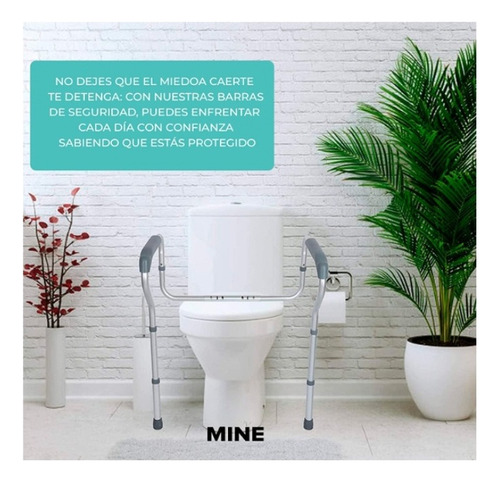 Chasis De Seguridad Para Baño Wc Con Soporte Para Brazo