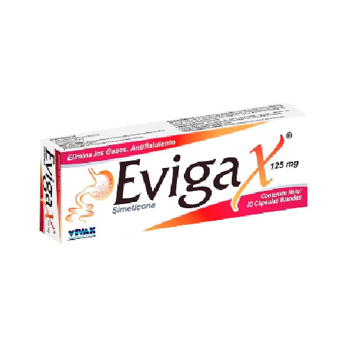 Evigax 125mg. X10capsulas Blandas