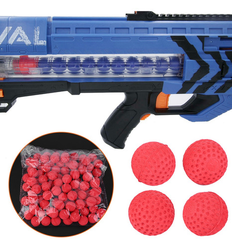 Paquete De 100 Balas De Goma Eva Soft, Redondas, Universales