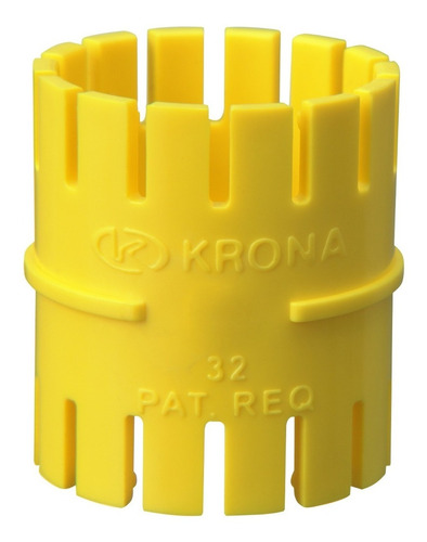 Luva Pressão Para Eletroduto Corrugado Amarelo 25mm Krona