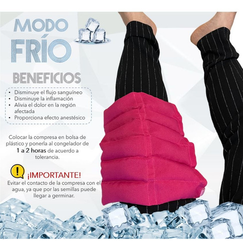 Compresa De Semillas Con Aroma-cojín Terapéutico Morado