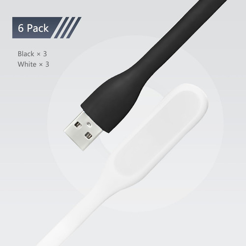 Lámpara Led Usb Portátil Para Lectura Con Brazo Flexible