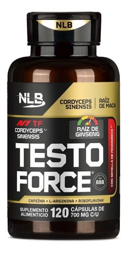 Testrol Gold 120 Tabletas 90gr Testosterone Testo Force Sin sabor