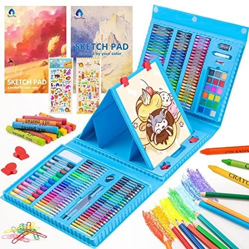 Art Supplies - Juego De 242 Caballetes De Doble Cara Con Pa