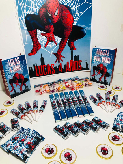 Spiderman Candy Bar Personalizado X 15 | Envío gratis