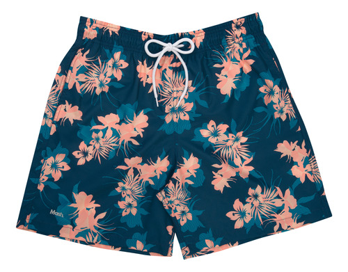 Shorts Mash Estampado Floral Texturizado Praia 613.92