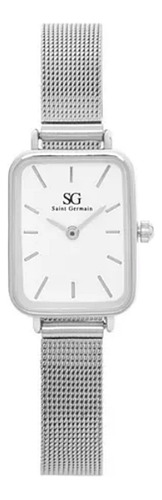 Reloj Femenino Cuadrado Plata Square Harlem Silver