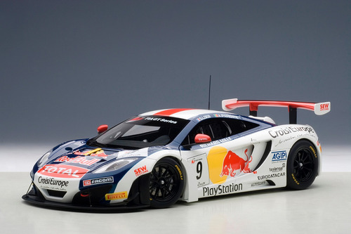 Mclaren 12c Gt3 Red Bull # 9 S. Loeb / A. Parente