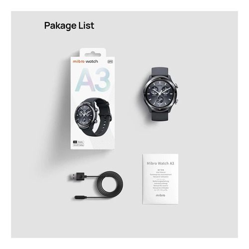 Smartwatch Mibro A3 Com Gps Integrado, Conexão Strava, 50mts Branco Milanese Bege Bege