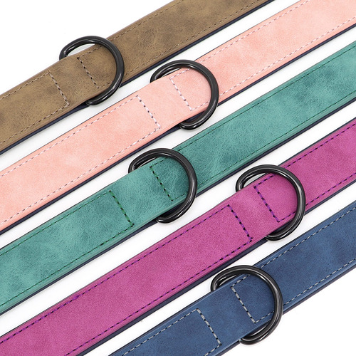 Collar Para Perros Didog De Piel Suave Acolchada Y Transpira