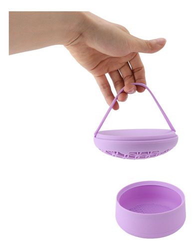 Organizador De Brochas De Maquillaje De Silicona, Soporte De