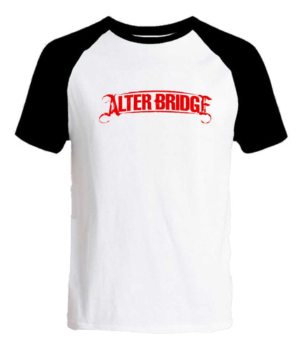 Remera Manga Negra Hombre Mujer Alter Bridge Sublimada