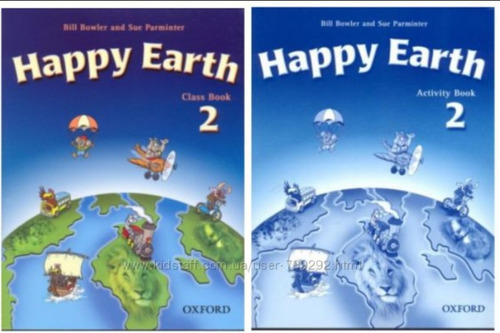 Happy Earth Class + Workbook 2 Oxford Bowler Parminter.