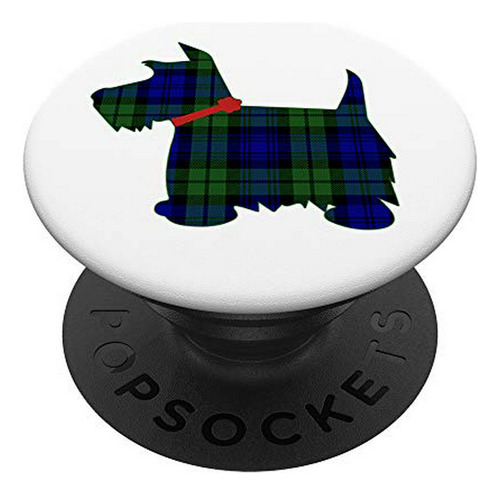 Scottie Dog Campbell Clan Tartan Scottish Terrier Regalo Pop