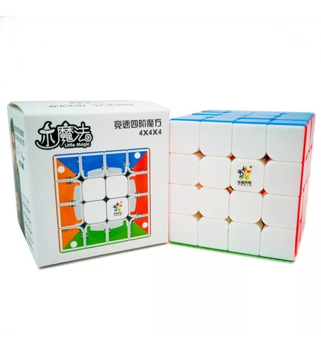 Cubo Mágico 4x4x4 Yuxin Little Magic Magnético Profissional